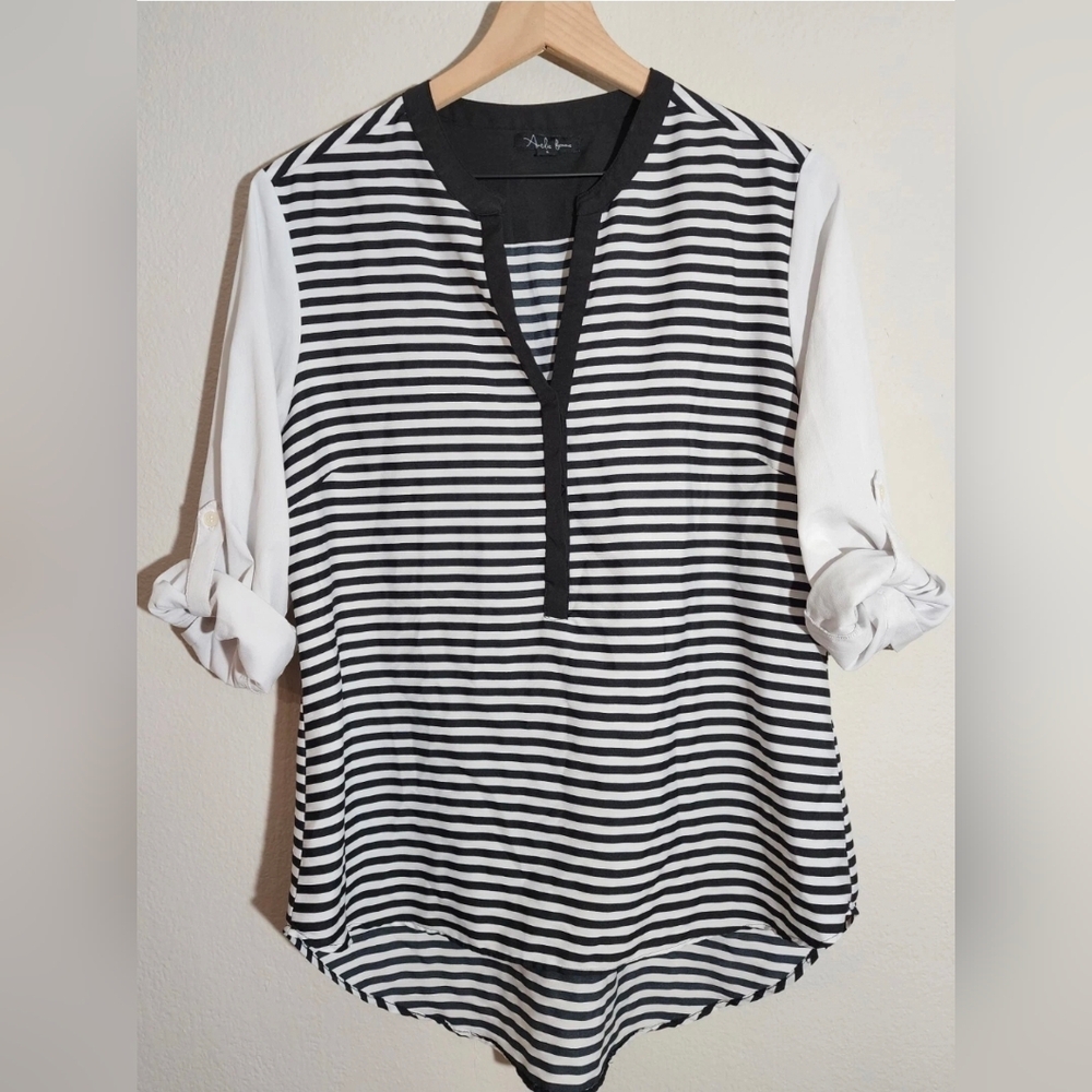 Antilia Femme • Striped Blouse‎